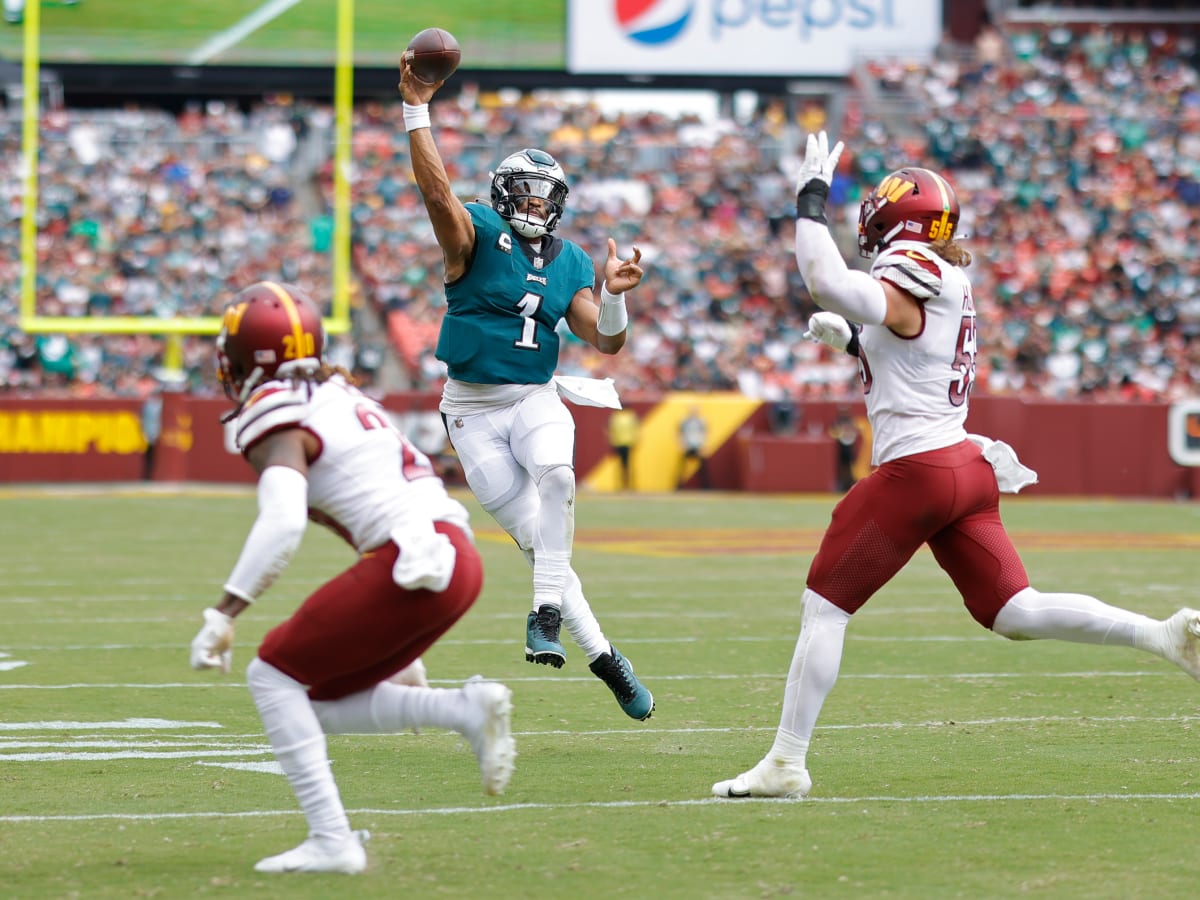 Commanders vs. Eagles Preview: Can Washington Stop Jalen Hurts? - Sports  Illustrated Washington Football News, Analysis and More