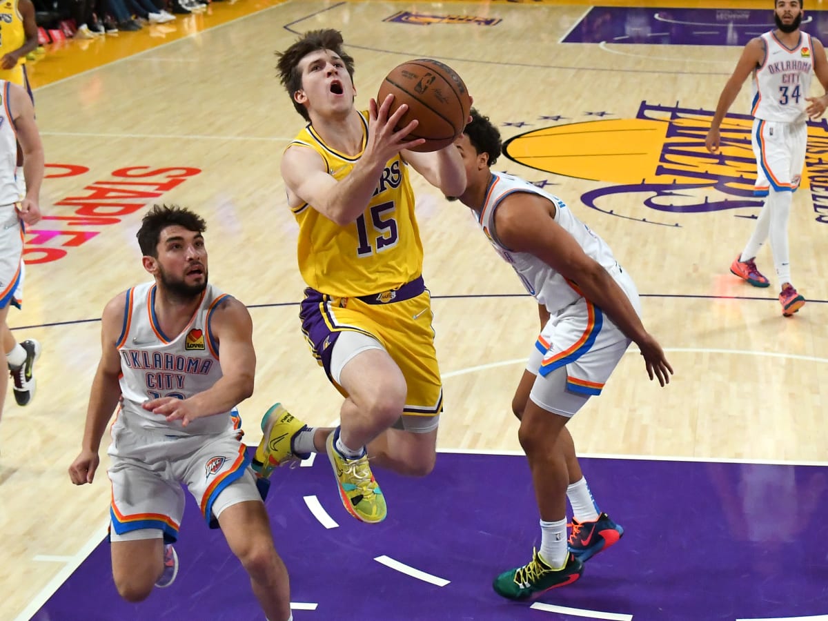 Austin Reaves Scores Big in Rigorer Sneakers at Lakers Game – Footwear News