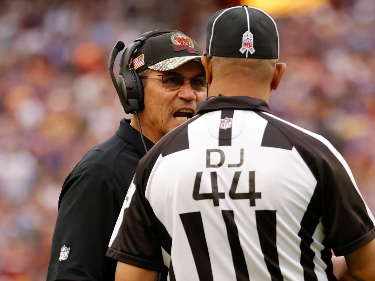 Washington Commanders Coach Ron Rivera Says NFL Officials Got
