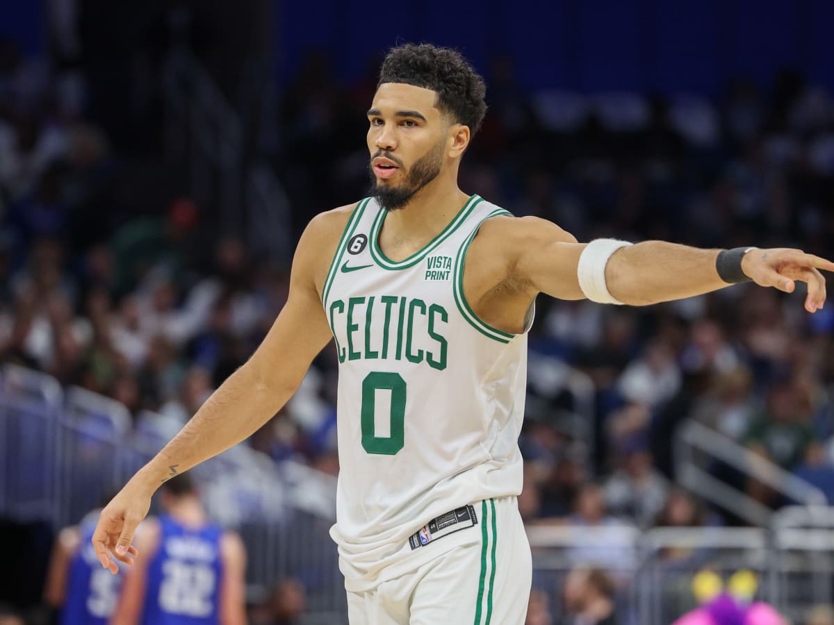 Jayson Tatum officially shows off his first signature shoe, the