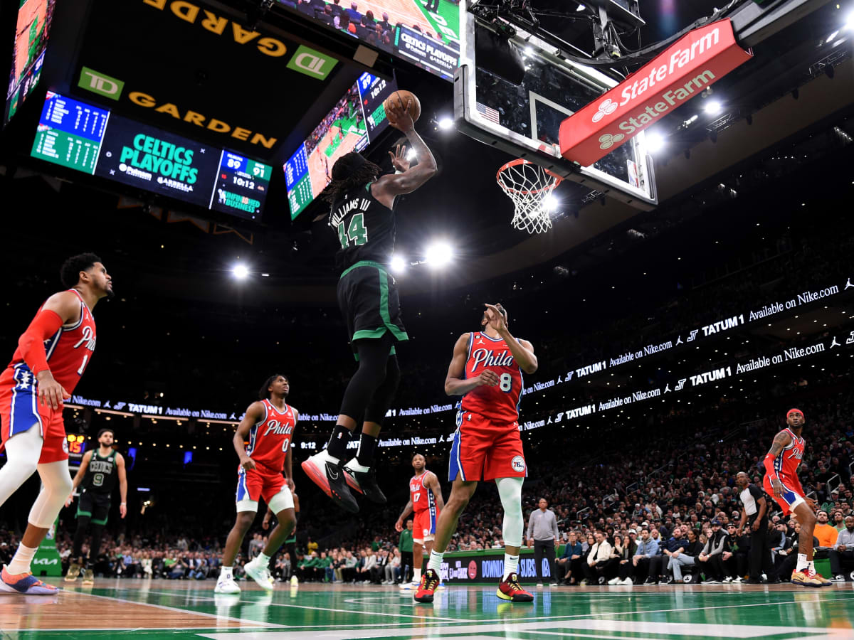 Celtics shake up their starting lineup for elimination game against 76ers
