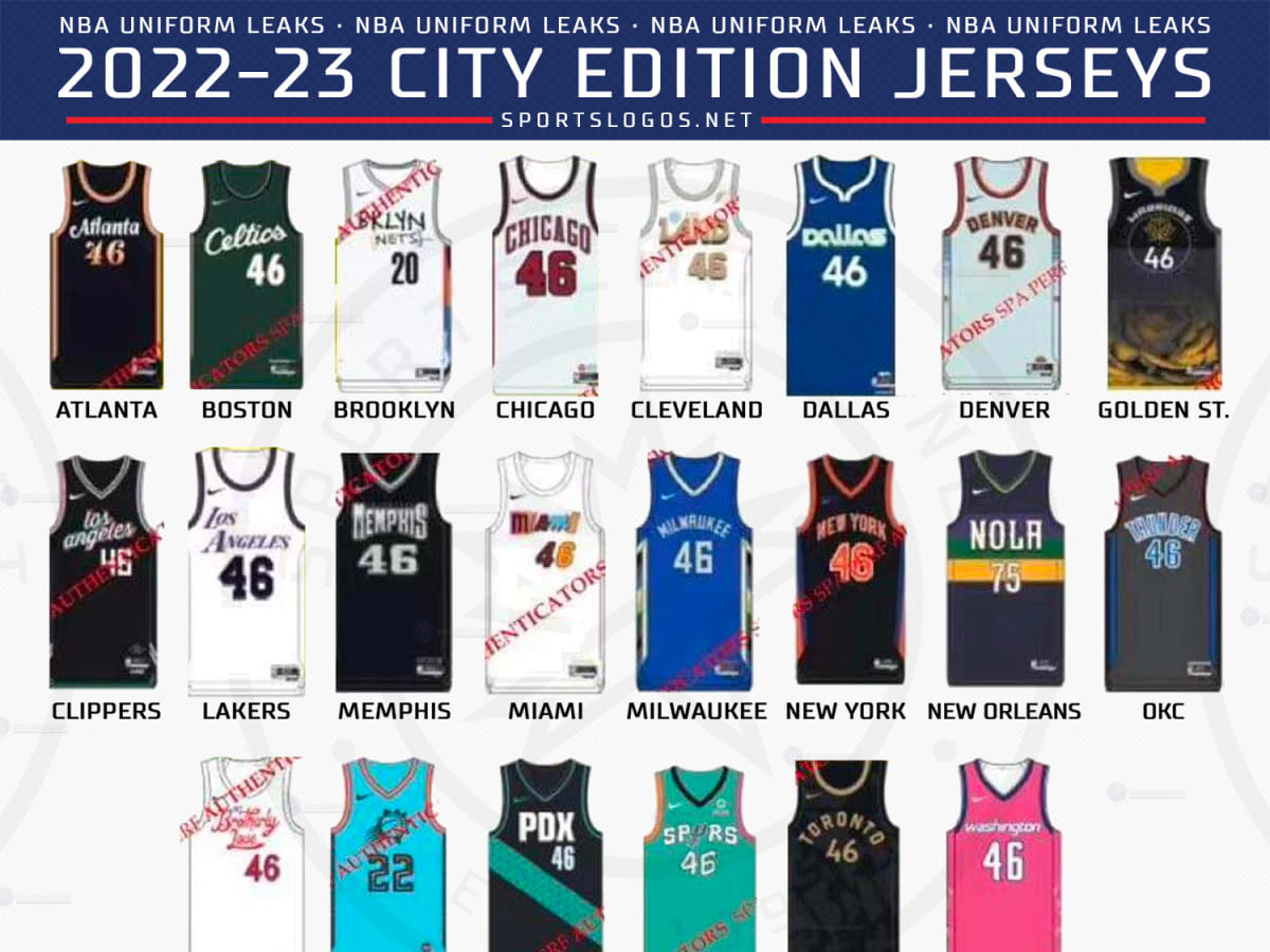 nba leaked city jerseys 2023