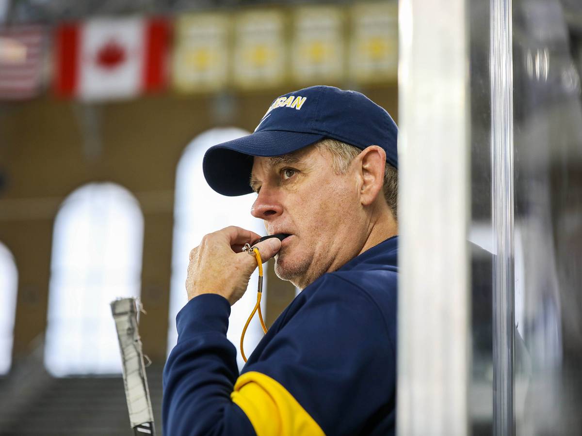 Michigan Hockey Coach Mel Pearson 