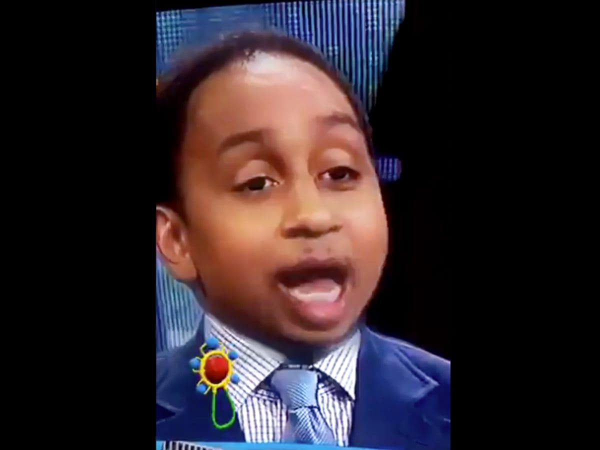 Stephen A. Smith baby filter Snapchat videos are a hit - Sports Illustrated