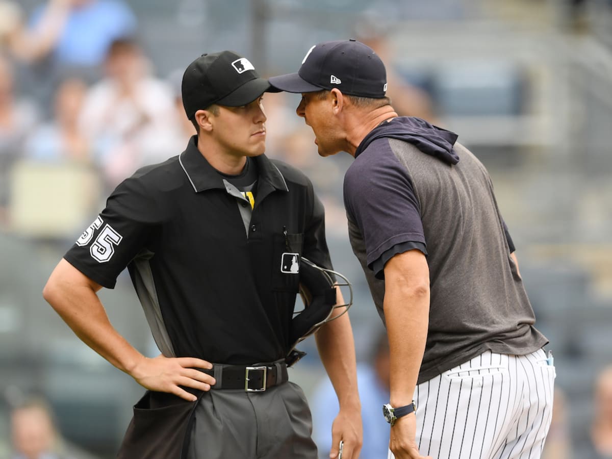 Yankees' Boone returns from suspension, hopes to avoid crossing
