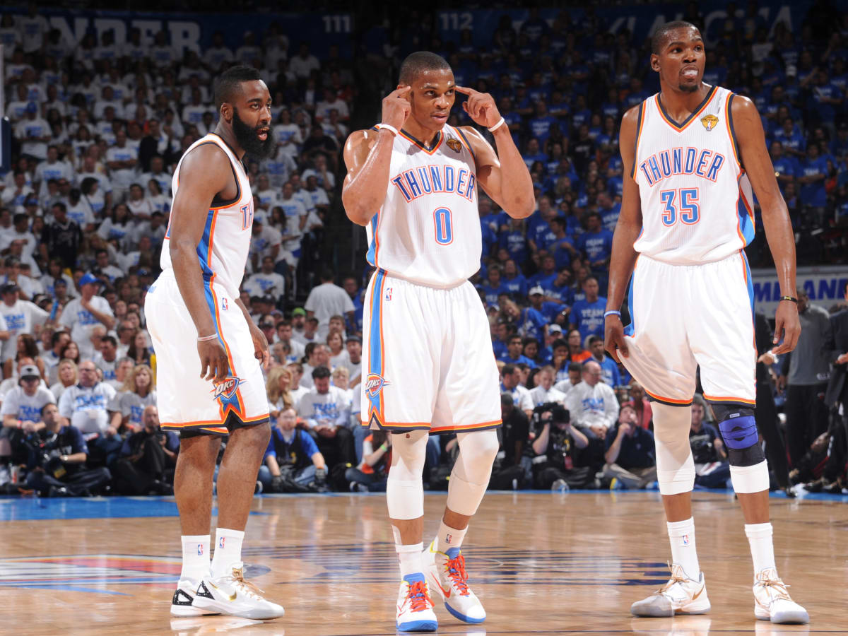 Russell Westbrook Talks Harden And Durant Big 3 In Oklahoma City Sports Illustrated