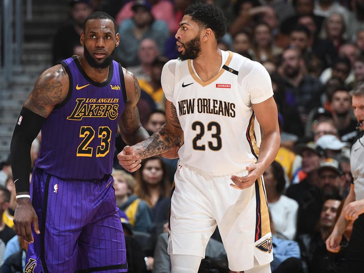 LeBron James 'gifting' No. 23 to new Los Angeles Lakers center Anthony  Davis