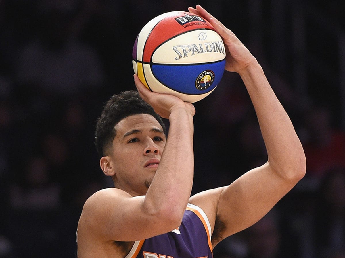 Suns' Devin Booker walks off with 3-Point Contest title