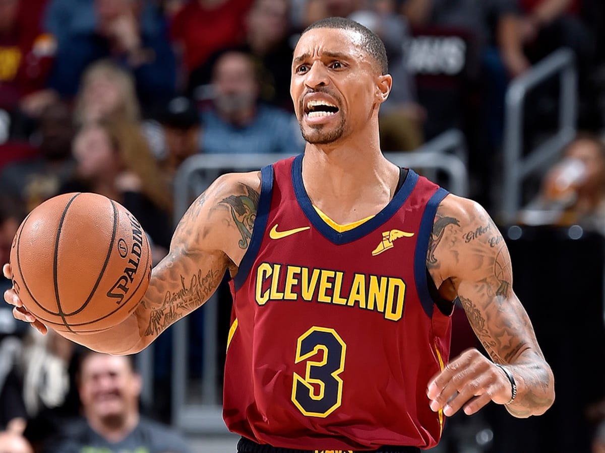 Nba Basketball Player George Hill Right Cleveland Cavaliers