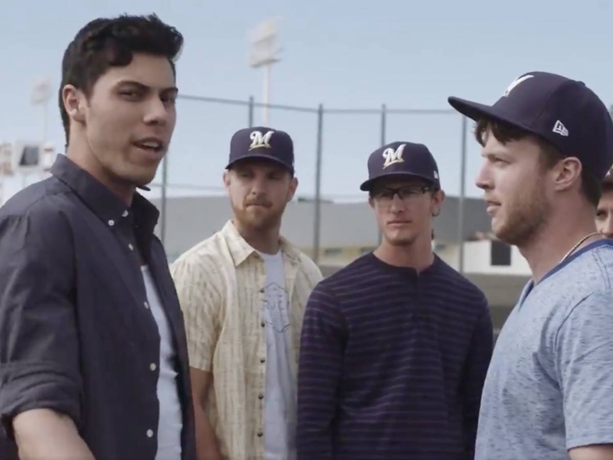 Brewers re-create 'The Sandlot' scene 