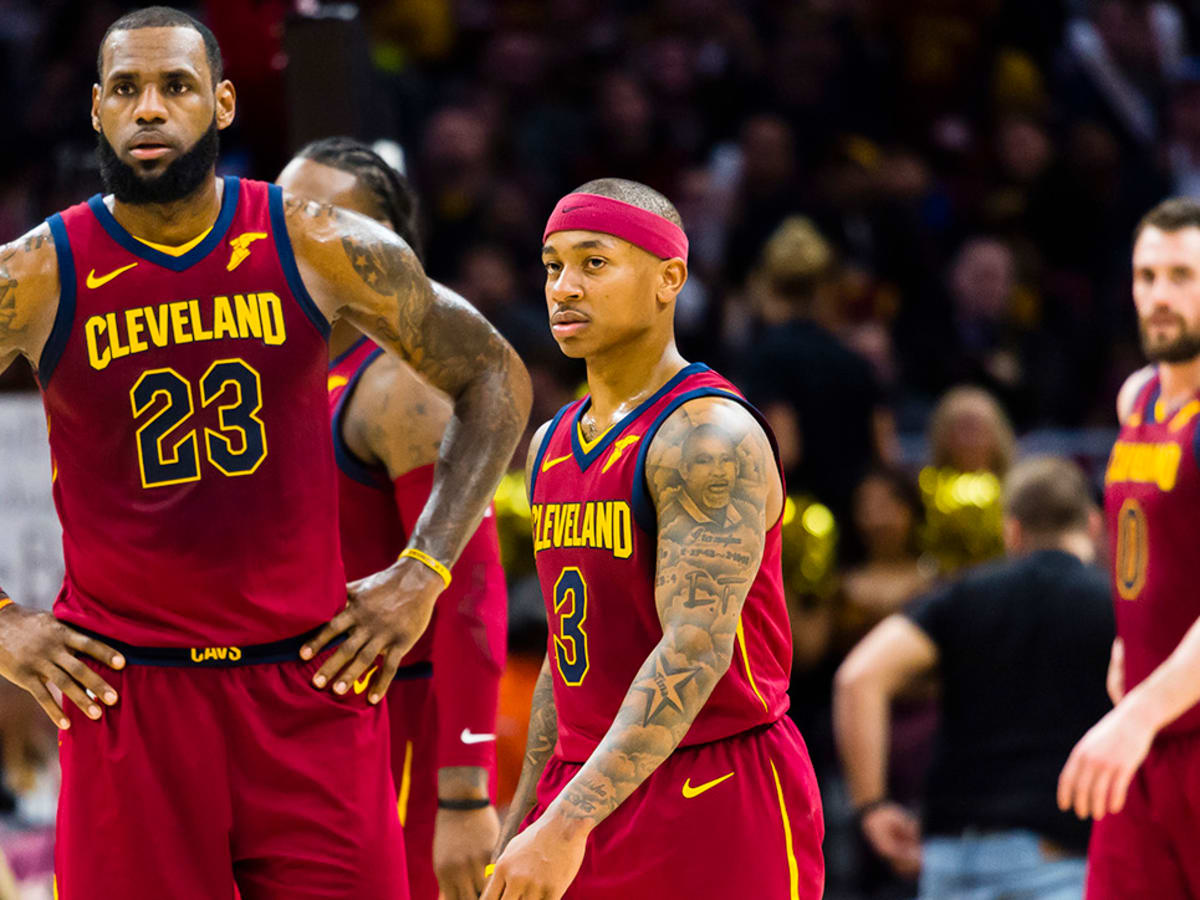 NBA Store hawks Isaiah Thomas Cavaliers apparel, as deal hangs in balance 
