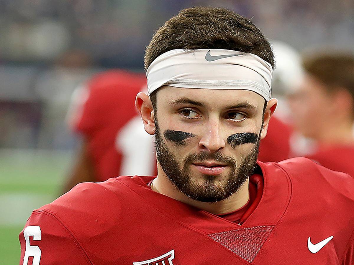baker mayfield headband shirt