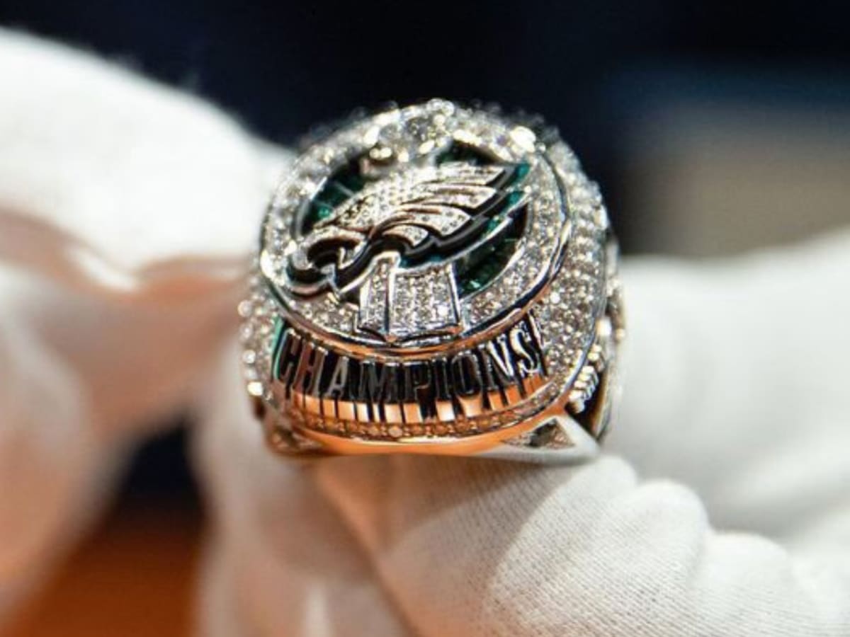 NFL on FOX - The Philadelphia Eagles Super Bowl rings are in and they have  dog masks engraved on the inside 