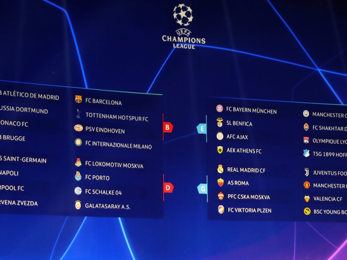 ESPN Asia - The 2018/19 UEFA Champions League groups are