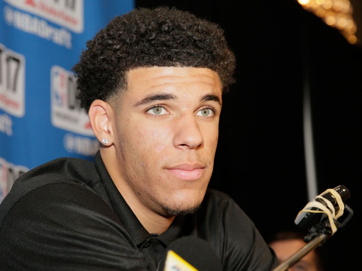 lonzo ball draft day