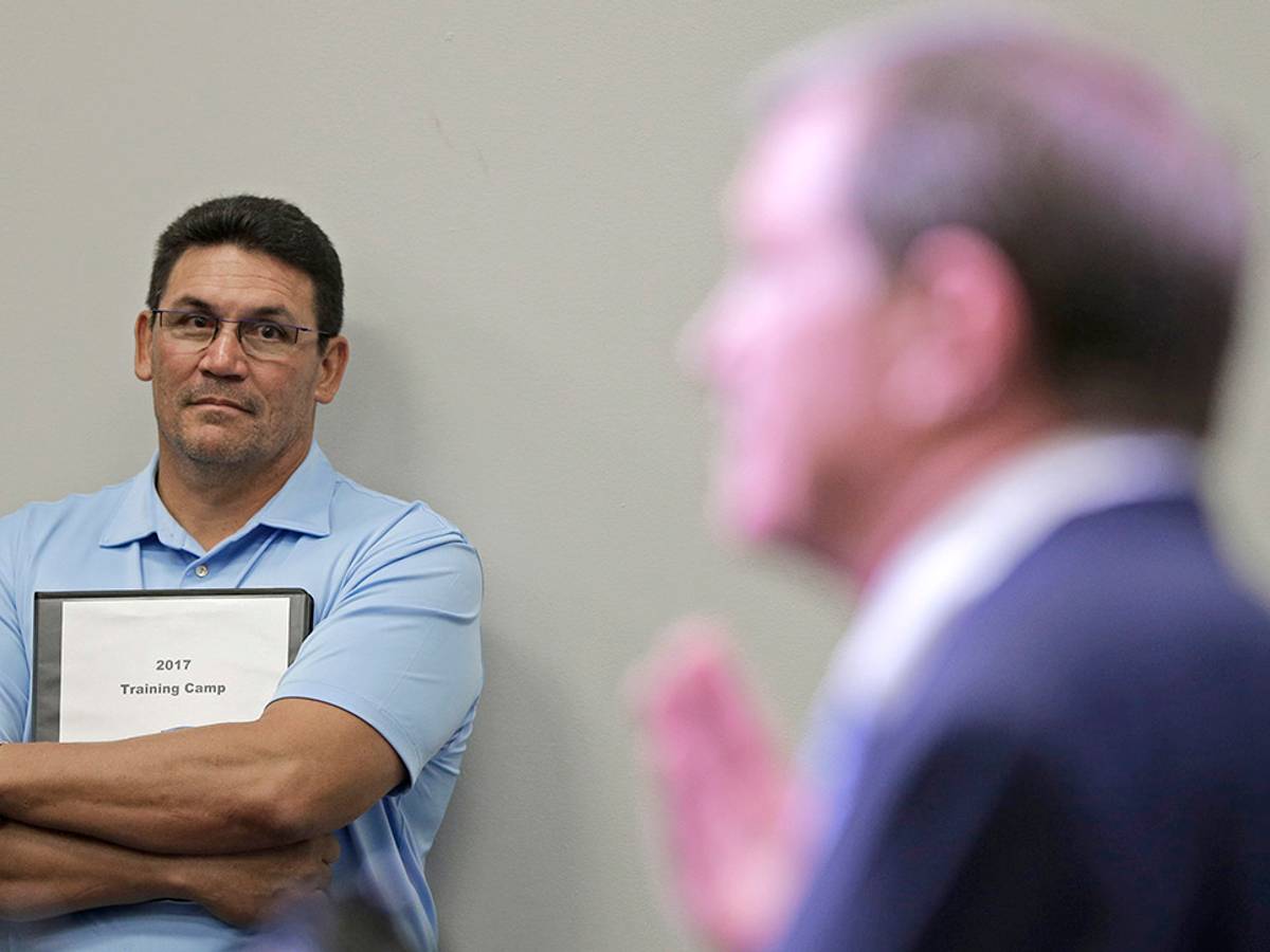 Panthers Coach Ron Rivera on Interim GM Marty Hurney - Sports Illustrated