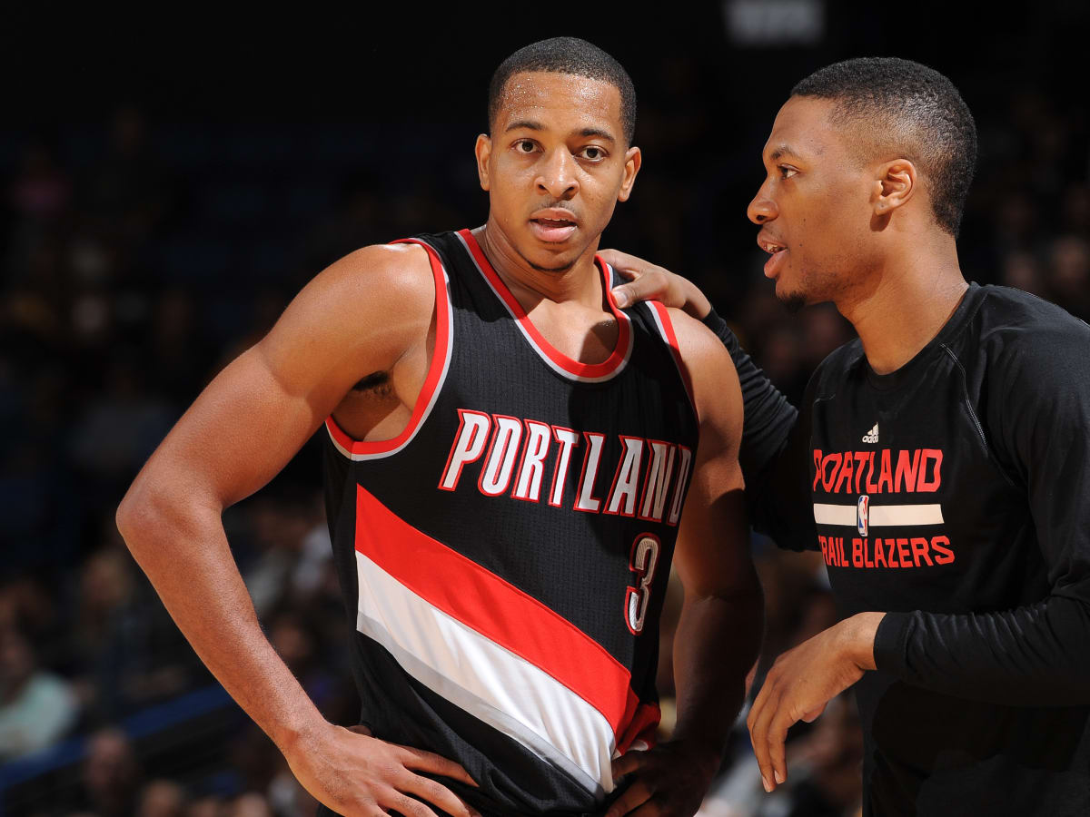 Blazers hold press conference for CJ McCollum's contract extension