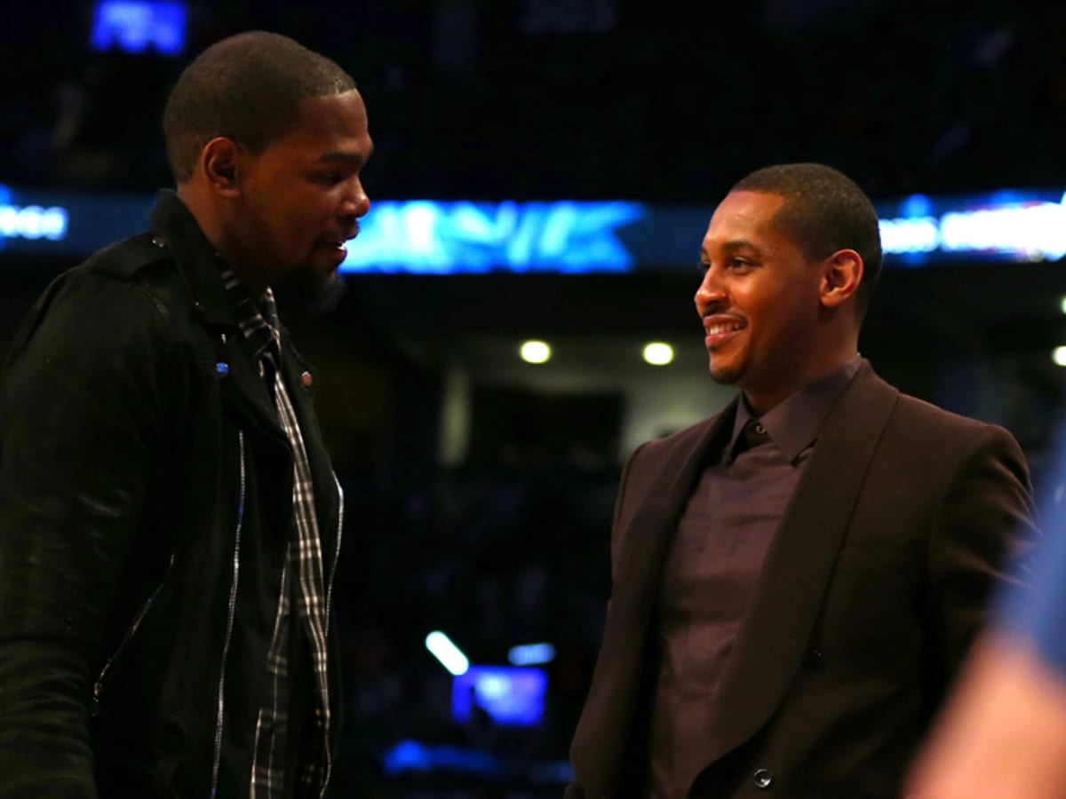 Carmelo Anthony of New York Knicks already talking with free agent Kevin  Durant - ESPN
