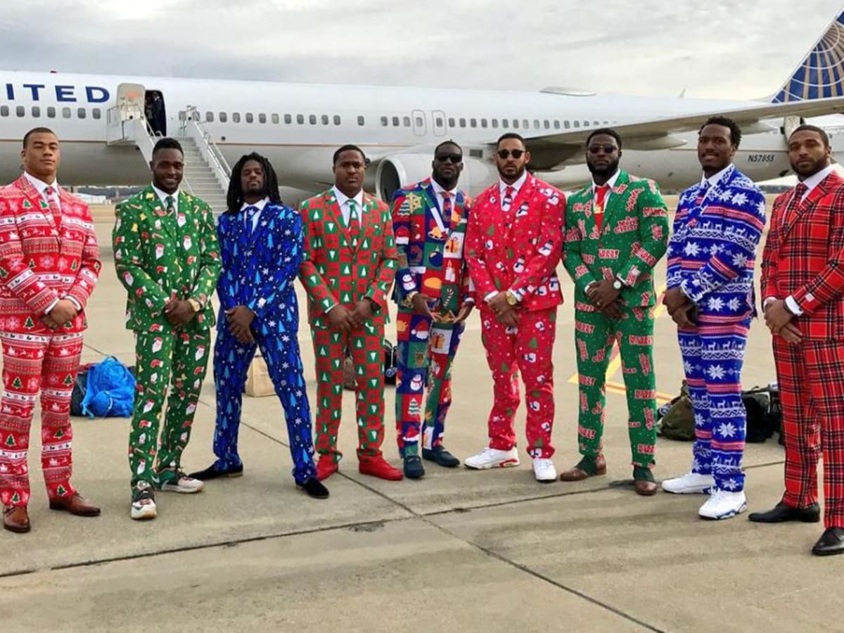 NFL Week 16 fashion: Players arrive in the Christmas spirit - 6abc  Philadelphia