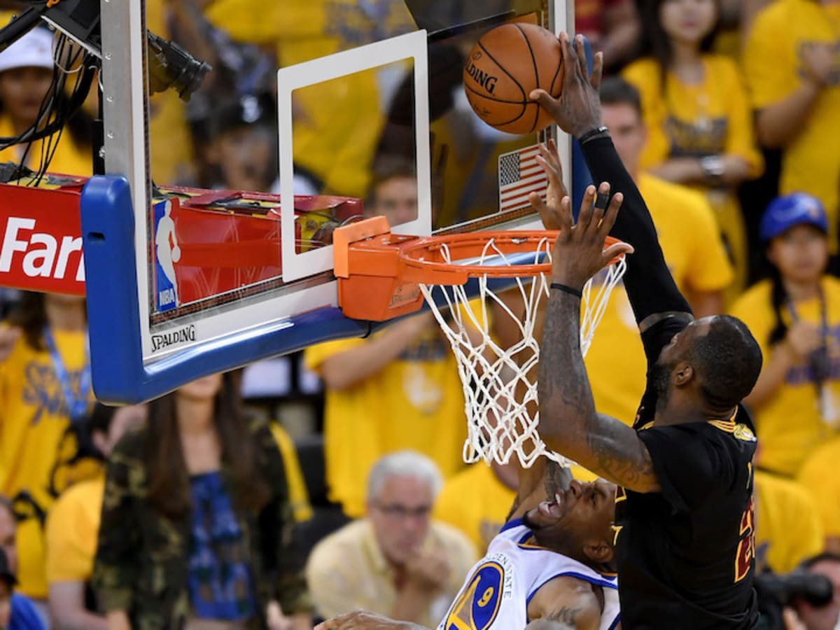 LeBron James blocks Andre Iguodala's shot in NBA Finals - Sports