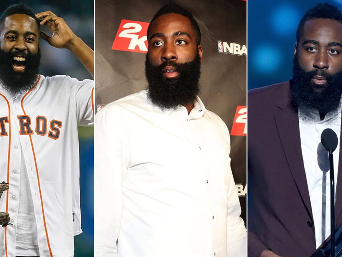 James Harden: Blue Shirt And Blue Cargo Pants - Iconic Celebrity Outfits
