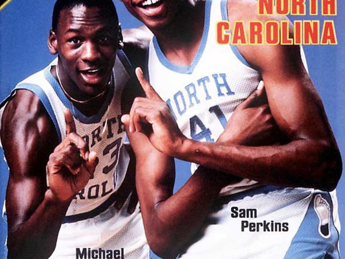 Unc Michael Jordan And Sam Perkins Sports Illustrated Cover Poster