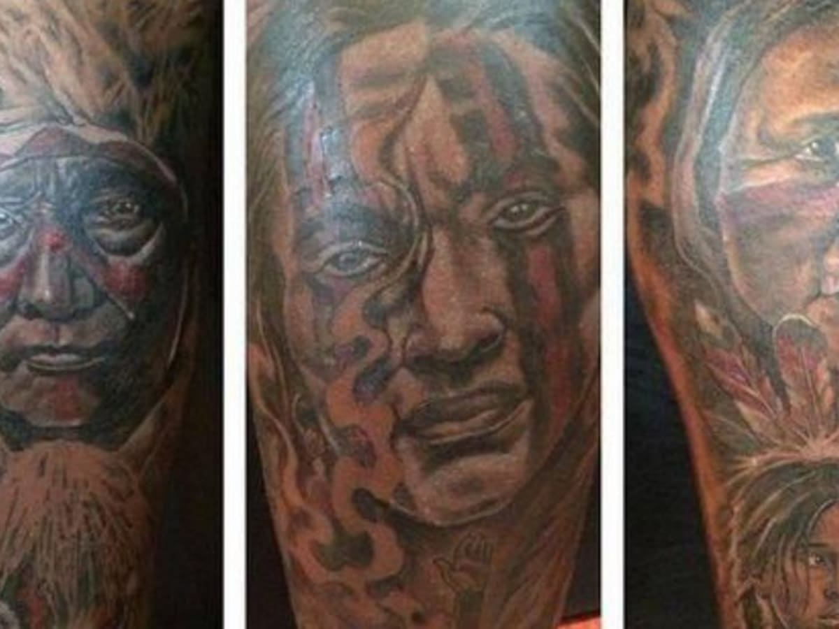 Santana Moss Talks About His New Cherokee Indian-Inspired Tattoos
