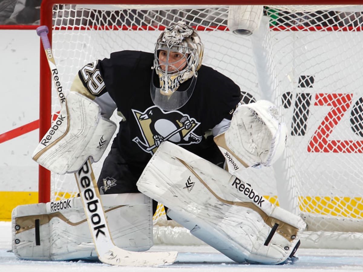 Marc-Andre Fleury says tearful goodbye as Penguins clean out for