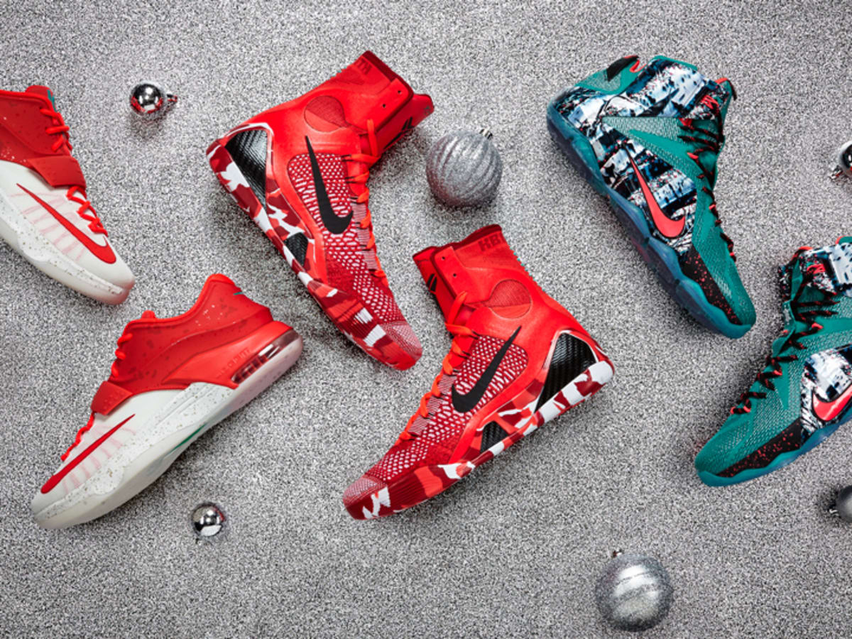 kevin durant 7 christmas shoes