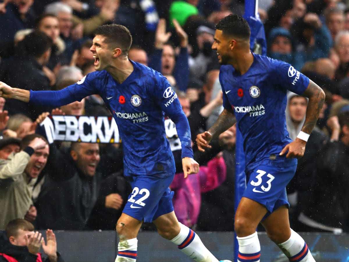 Christian Pulisic goal video Chelsea star scores vs Crystal Palace