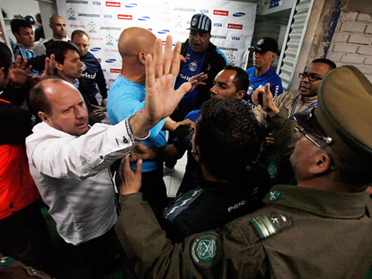 Large Riot Erupts After Copa Libertadores Match In Chile Sports Illustrated