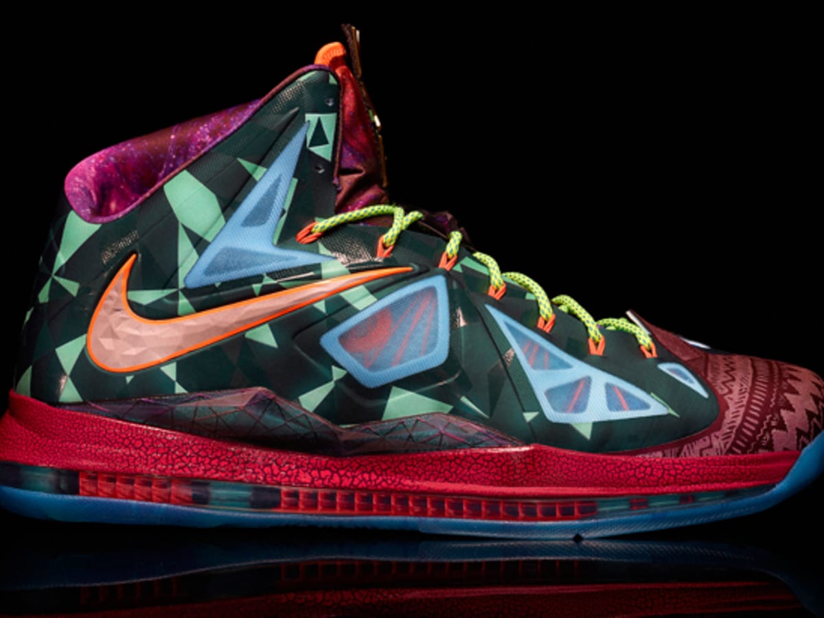 Nike unveils 'MVP' edition of LeBron James' signature LeBron X sneakers -  Sports Illustrated