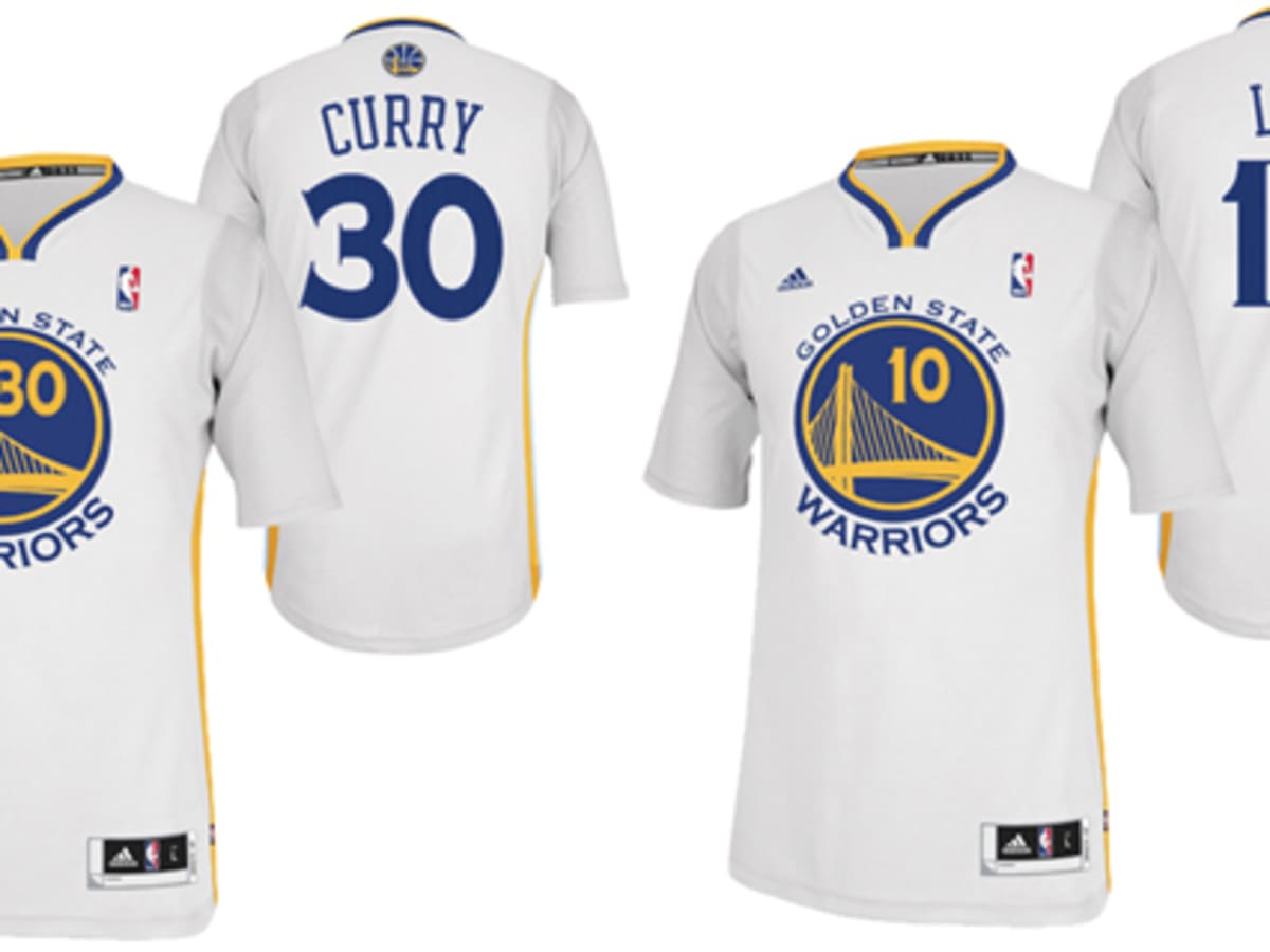 Photos: Golden State Warriors unveil white, sleeved alternate jerseys -  Sports Illustrated