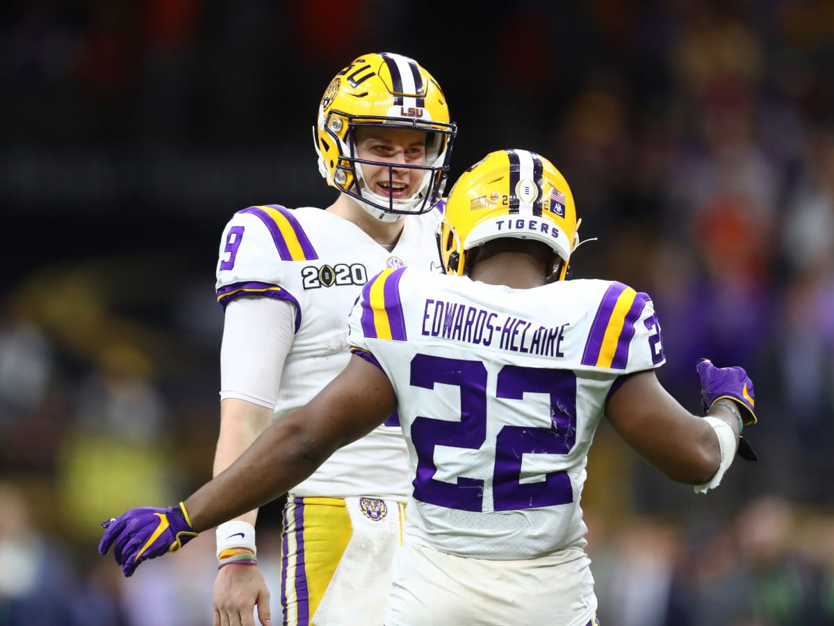 Clyde Edwards-Helaire LSU jersey