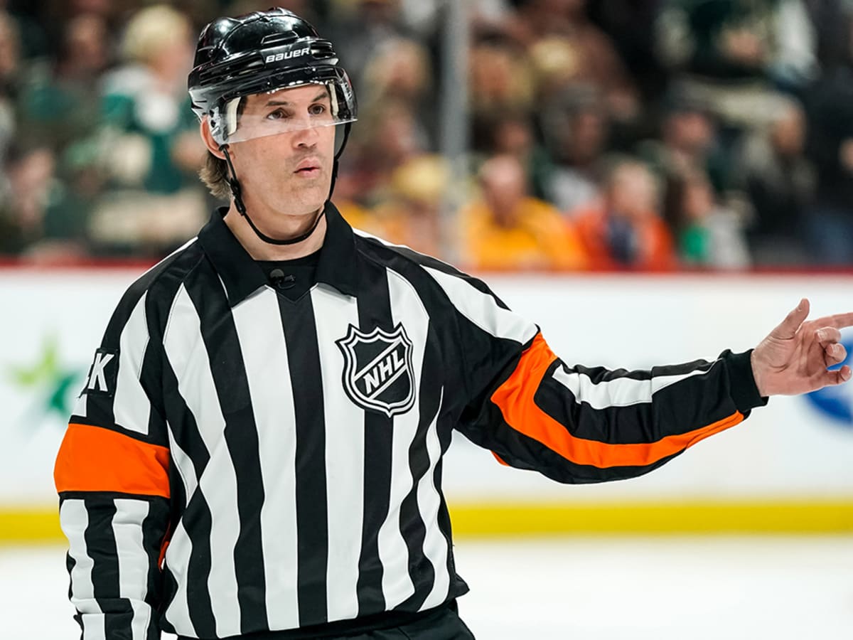 NHL Referee Updates Jersey Number with Tape Job - Scouting The Refs