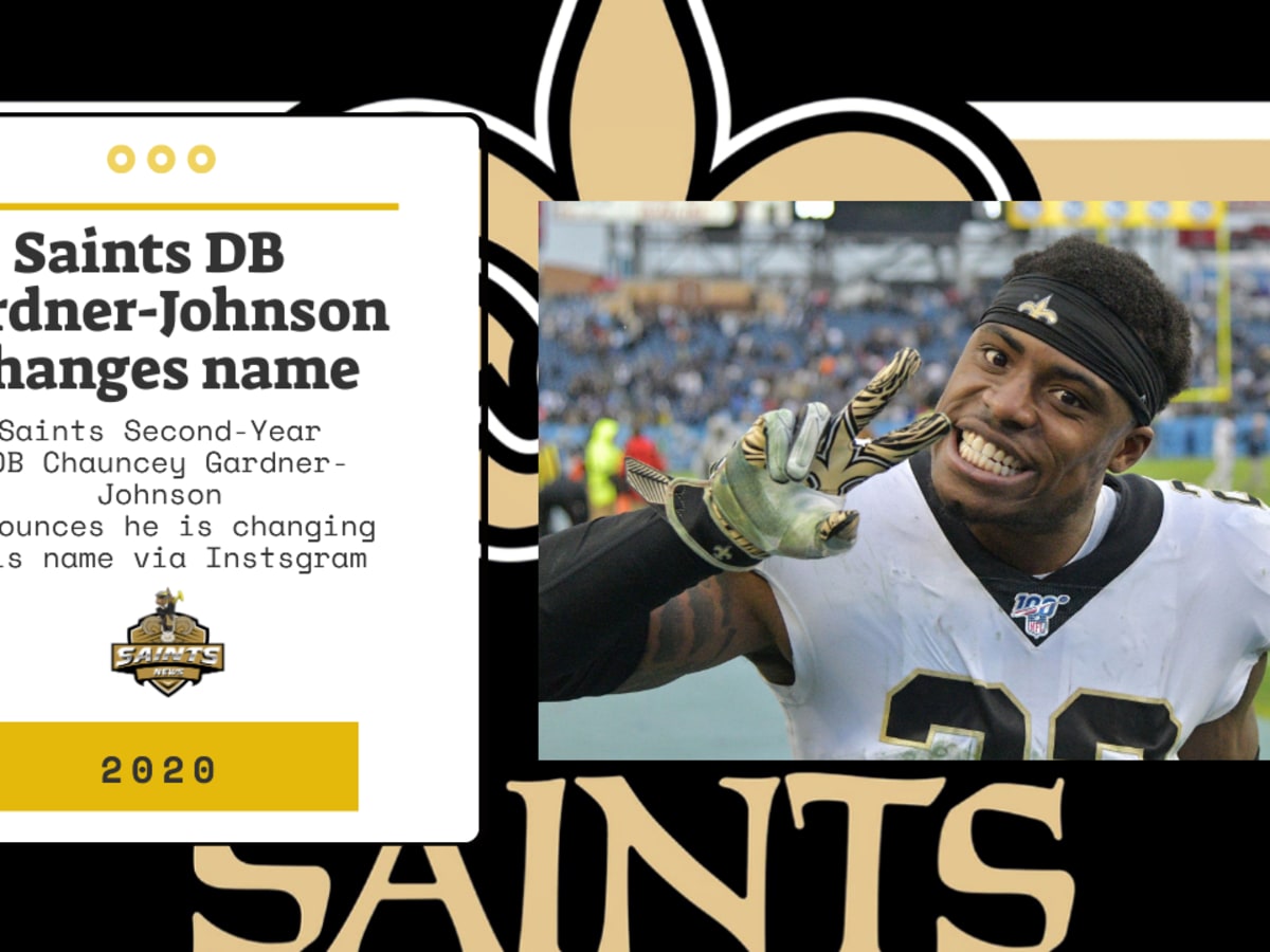 chauncey gardner johnson saints jersey