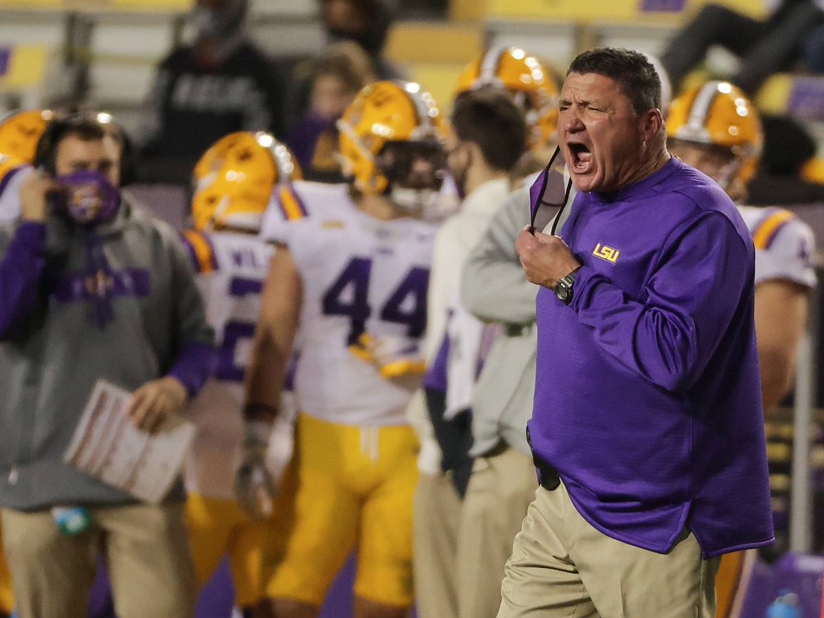 With Major Defensive Decisions to be Made, LSU's Ed Orgeron Faces a  Difficult Uphill Climb - Sports Illustrated LSU Tigers News, Analysis and  More.