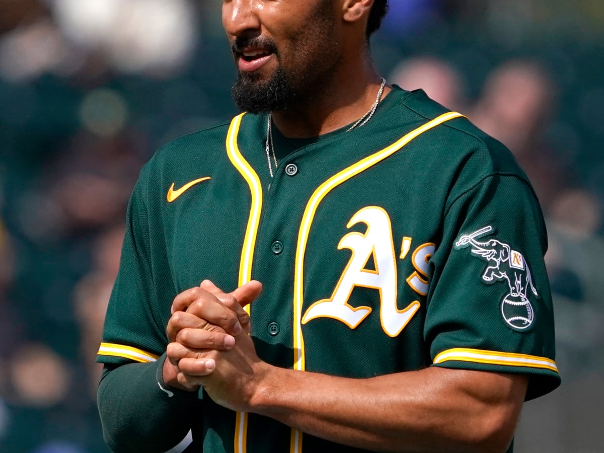 2019 Oakland A's Athletics Marcus Semien #10 Game Issued Green Jersey 150  PS P