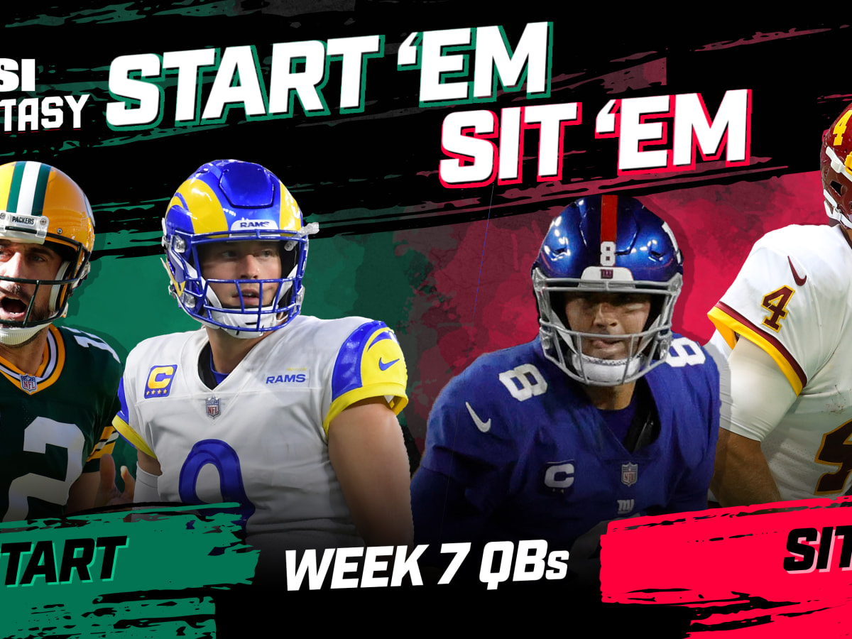 Start 'Em, Sit 'Em Fantasy Football Week 7: Quarterbacks - Sleepers, Fades,  Matchups, DFS Bargains - Sports Illustrated