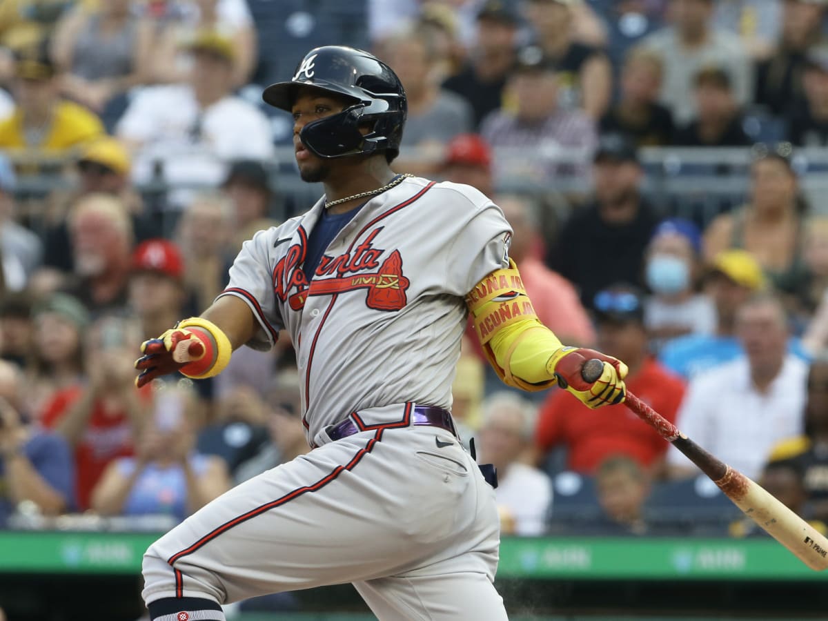 Braves' Ronald Acuna Jr. tried to bat left-handed with a 19-run lead