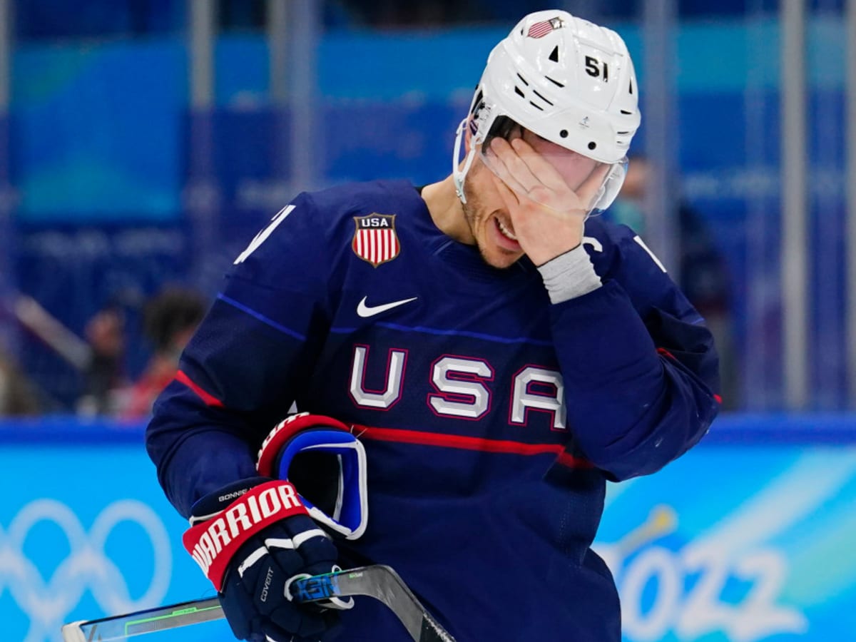 kassette Fjerde tak skal du have US men's hockey misses golden opportunity at Olympic medal vs Slovakia -  Sports Illustrated