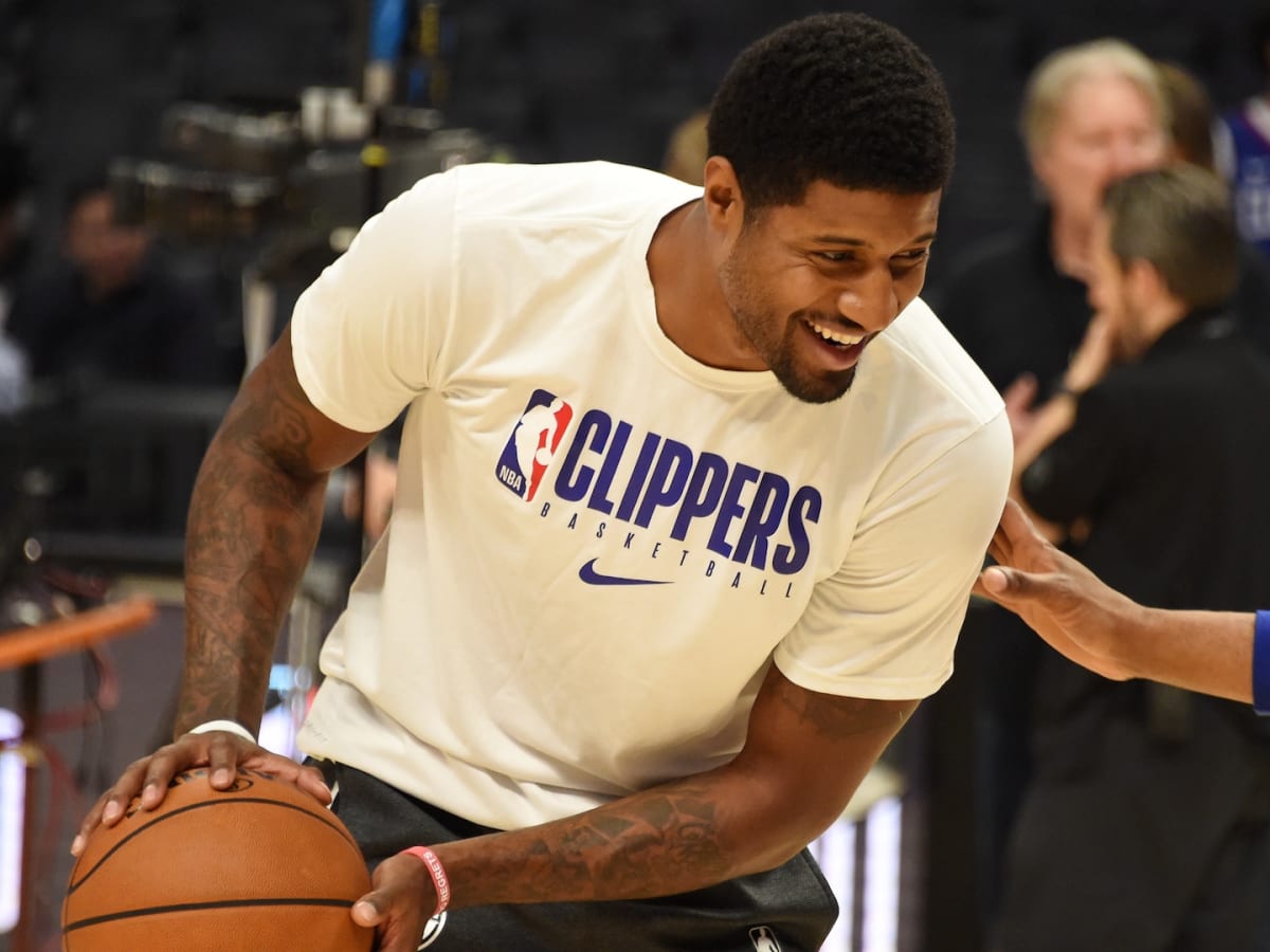 Thunder's Paul George wows with windmill dunk, then hits game