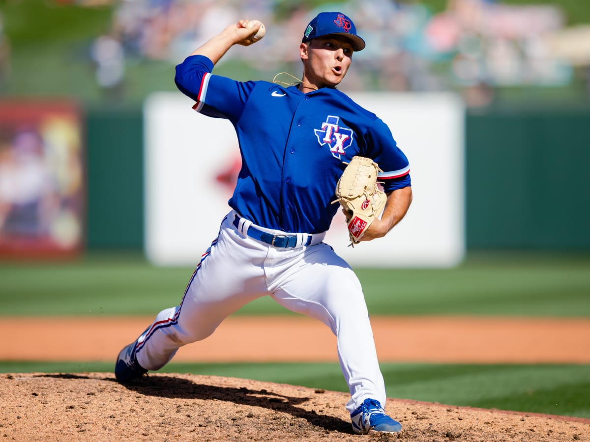 Rangers prospect Jack Leiter talks spring training experience, if he's  throwing his dad's cutter