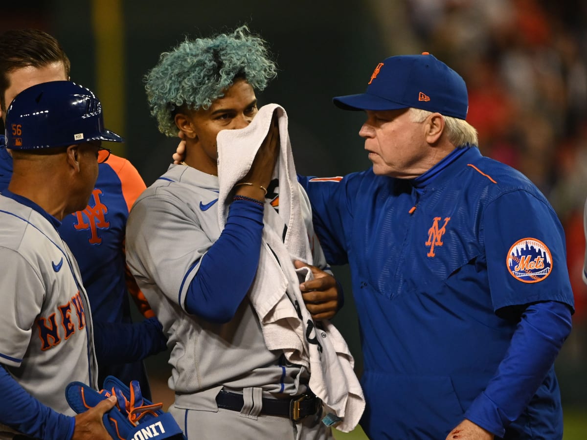Mets and Nationals benches clear after Francisco Lindor is hit by pitch -  Sports Illustrated