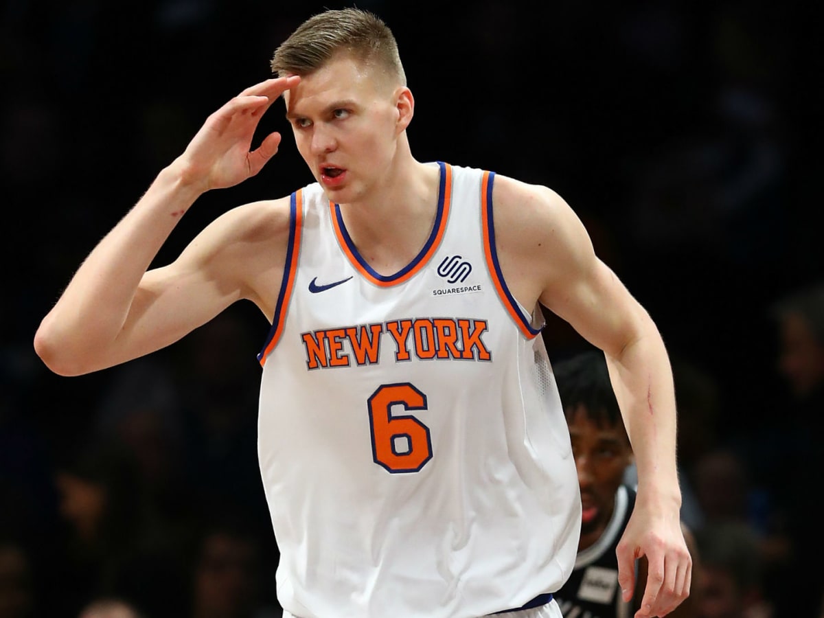 Knicks rookie Kristaps Porzingis is toast of NYC as his jersey is flying  off shelves – New York Daily News
