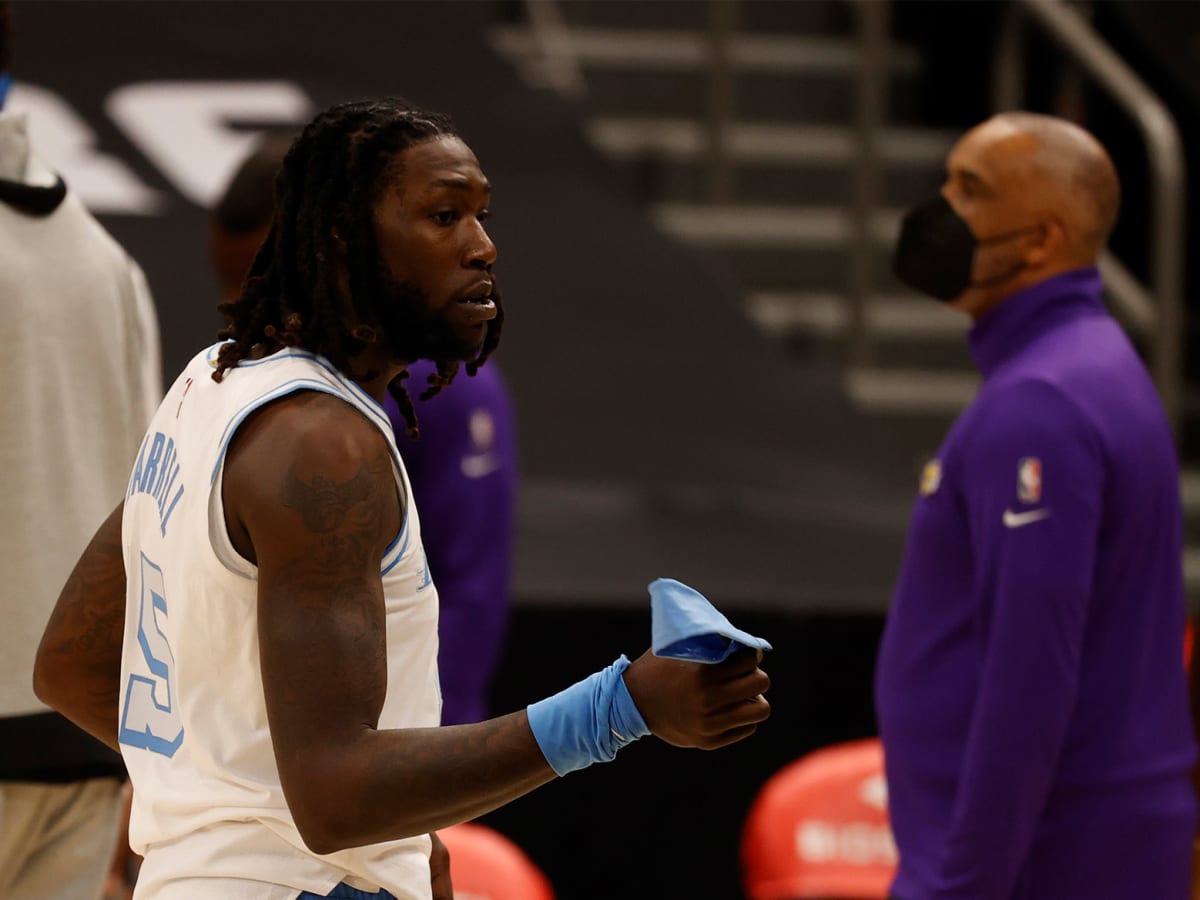 Lakers' Montrezl Harrell on having BEEF with anyone out of Lakers jersey  after Raptors row