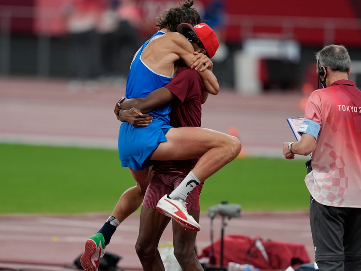 Mutaz Barshim, Gianmarco Tamberi share high jump Olympic gold medal - Sports Illustrated