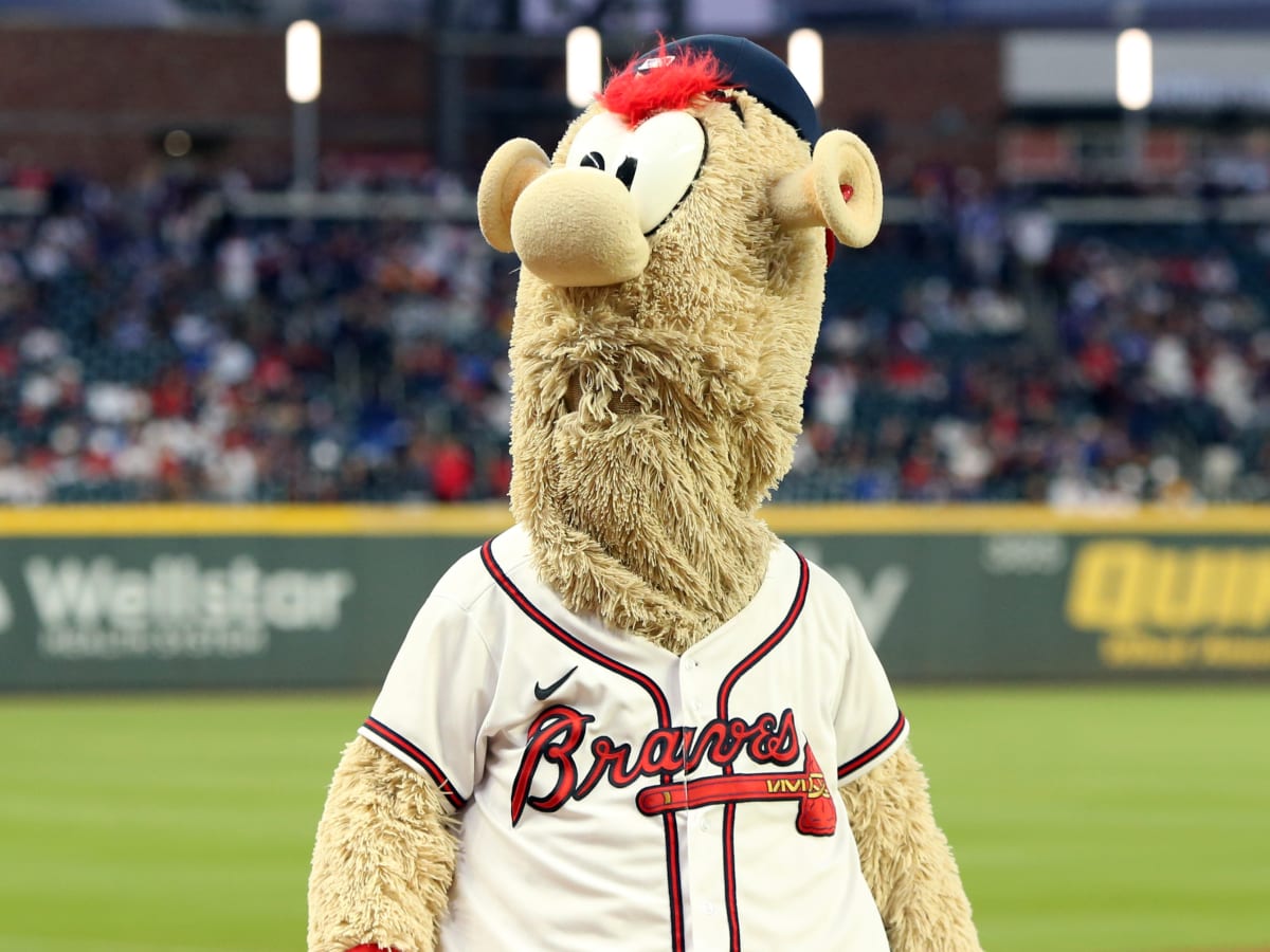 Braves Mascot Sends Youth Football Player Flying During Halftime Game -  Sports Illustrated