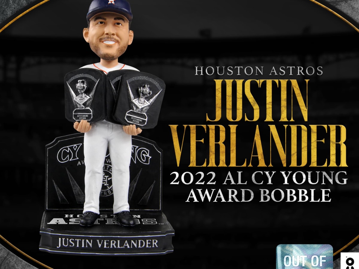Justin Verlander (Houston Astros) 2022 World Series Champ Bobblehead by FOCO
