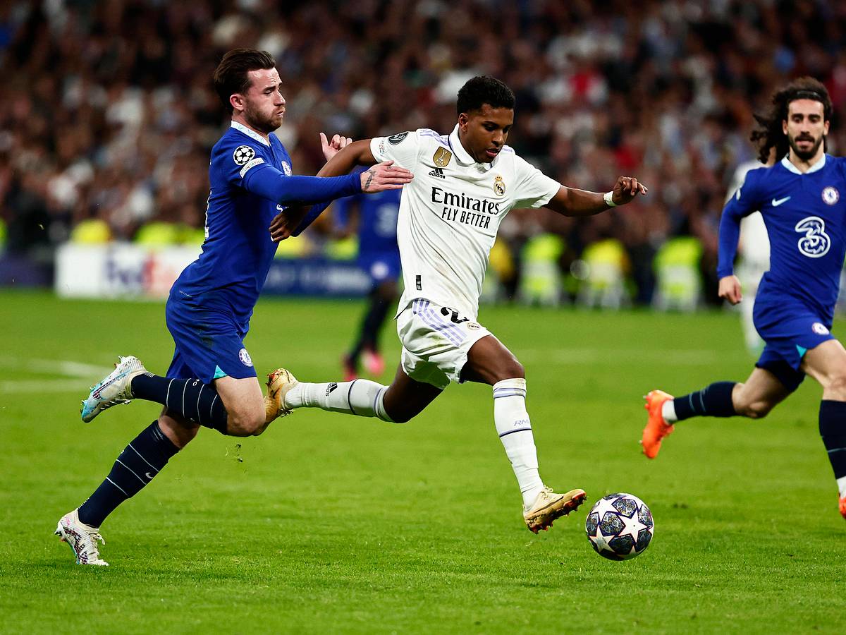 Ben Chilwell red card delights Real Madrid winger Rodrygo ...